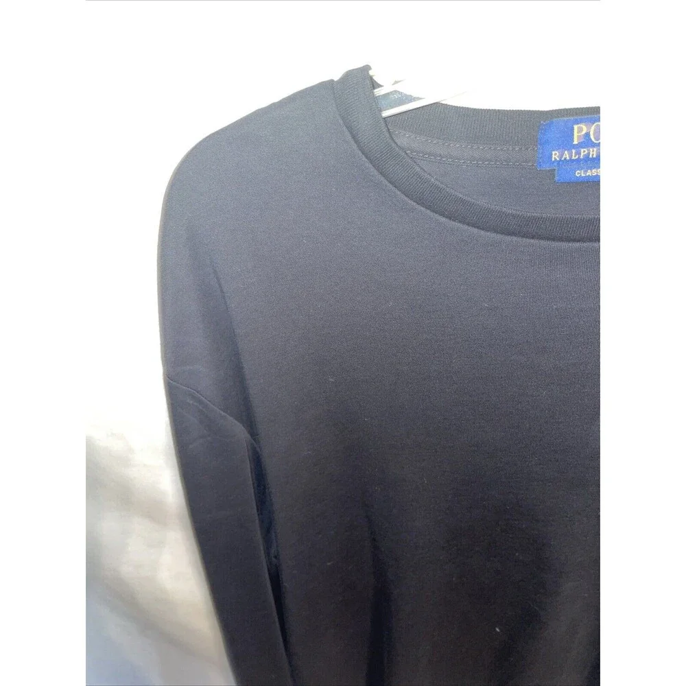 Polo Ralph Lauren Men’s Pullover Shirt Sz Small Black Flesh Pony Comfort Active